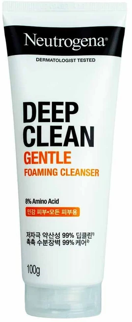 뉴트로지나 딥클린 젠틀 포밍 클렌저 100g, 1개 - 쿠팡