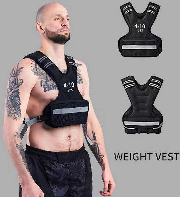 크로스핏 중량조끼 5kg 10kg 모래 주머니 피트니스 훈련 운동, 약 4.5kg