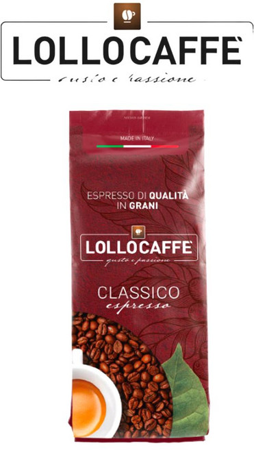 이탈리아 나폴리 장인 로스팅 [롤로 LOLOCAFFE ] CLASSICO Espresso 1kg 원두 클라시코 진한 에스프레소 커피 고급 원두커피 미디엄로스트, 1개, 홀빈(분쇄안함)