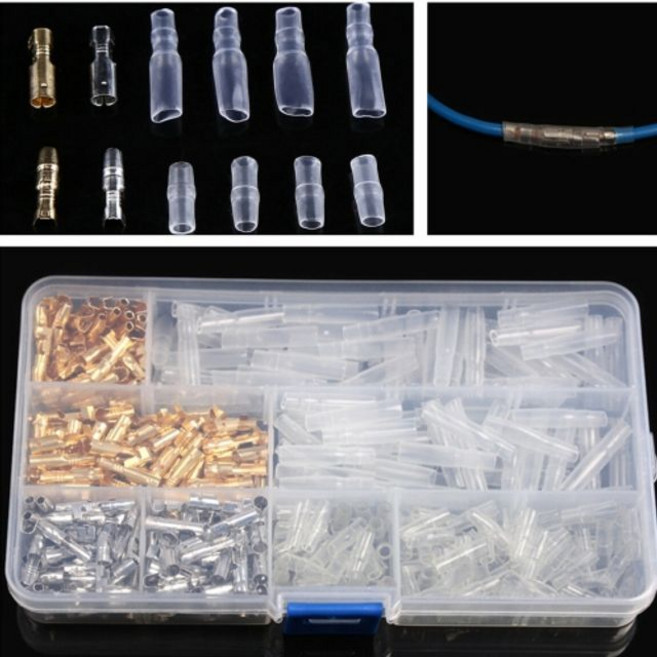 원통단자 배선커넥터 탈착식 단자 세트 100pcs_801232EA, 1개