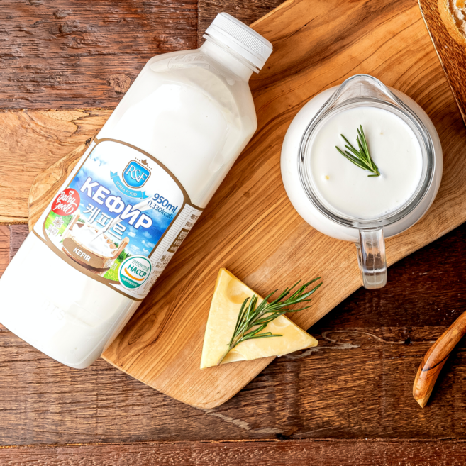 [러시아 프리미엄 케피르] 농후 발효유 플레인 요거트, 1개, 950g