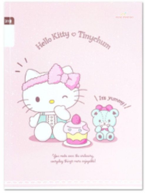산리오 21줄 무제노트 초등학생 고학년용 /헬로키티 5권, 5개, 헬로키티