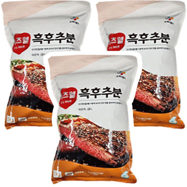 CJ 이츠웰 흑후추분 1Kg, 3개