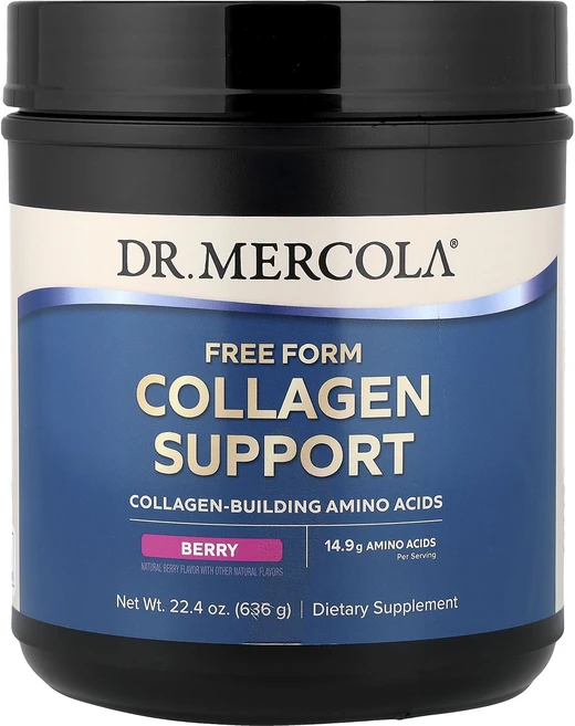 메이커제품입니다 Dr. Mercola 유리형 콜라겐 서포트 베리 맛 636g(22.4oz) 좋은효과를 보실수있습니다, 1개, 636g - 쿠팡