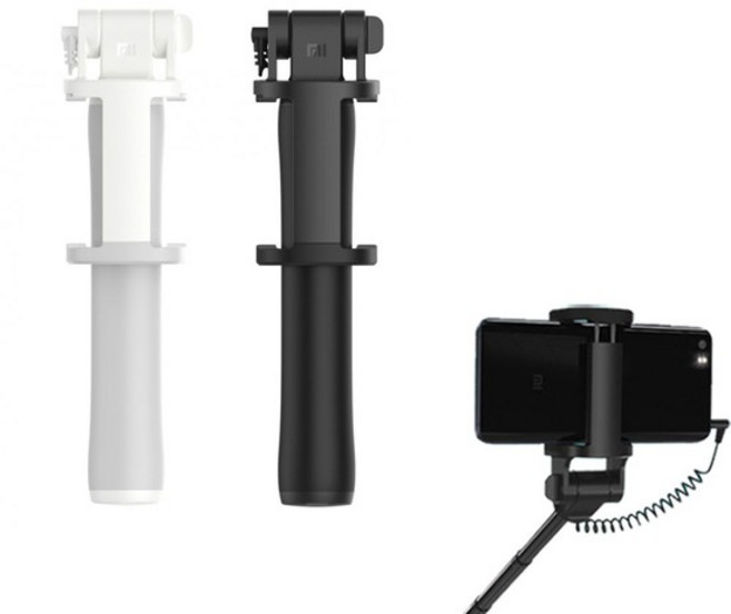 샤오미 유선 셀카봉, 그레이, 1개, 그레이