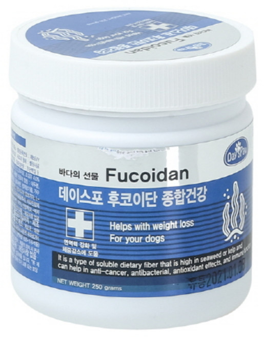 데이스포 후코이단 반려견 종합 영양제 250g, 1개, 종합영양제, 250정
