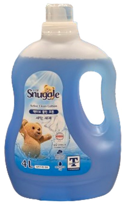 T STANDARD 스너글 액티브 클린코튼 세탁세제, 1개, 4L