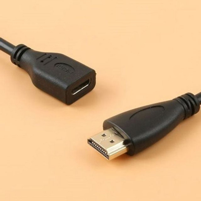 HDMI 케이블 Mini F - M 10cm 스마트폰미러링 0 hd dvi 젠더 1 마하링크 dp dew+424DX