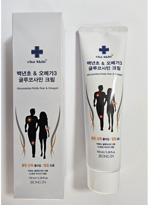 백년초 앤 오메가3 글루코사민 크림, 150g, 2개