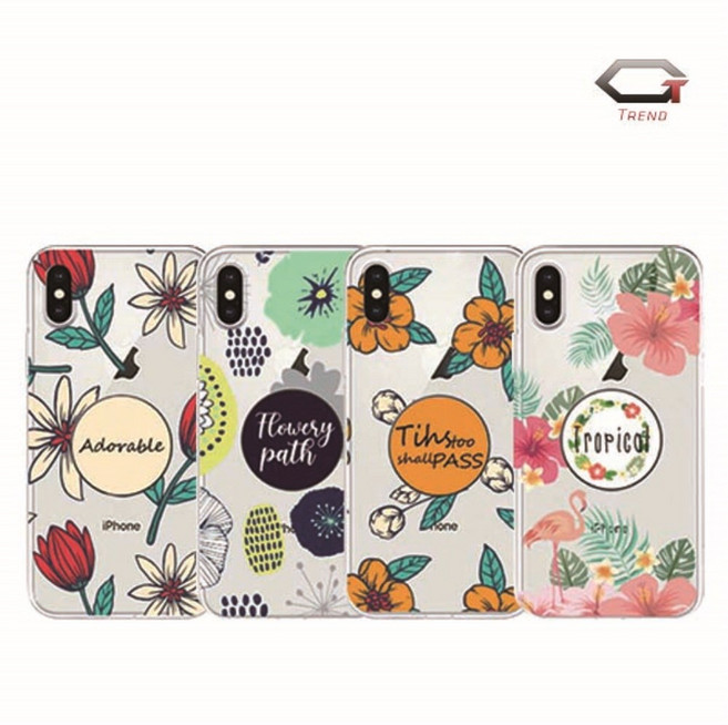 GTrend 갤럭시A90 A908 투명젤리 스마트톡 케이스