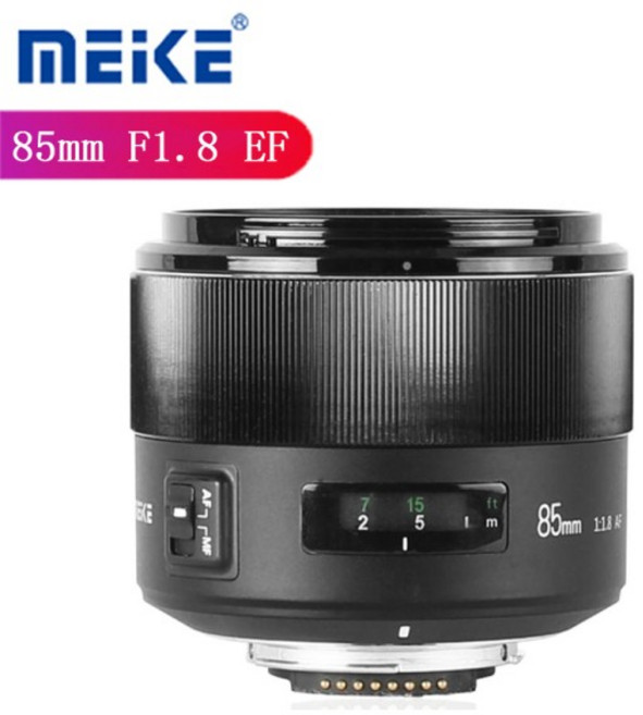 Meike 풀 프레임 자동 초점 인물 렌즈 캐논 EOS EF 마운트 디지털 SLR 카메라 60D 5D2 T5 T6 용 85mm F1., 01 Canon EF, 1개