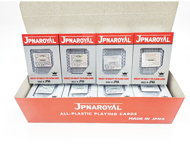 JPNAROYAL 제이피엔에이로얄 트럼프카드 12개 1세트, 12팩