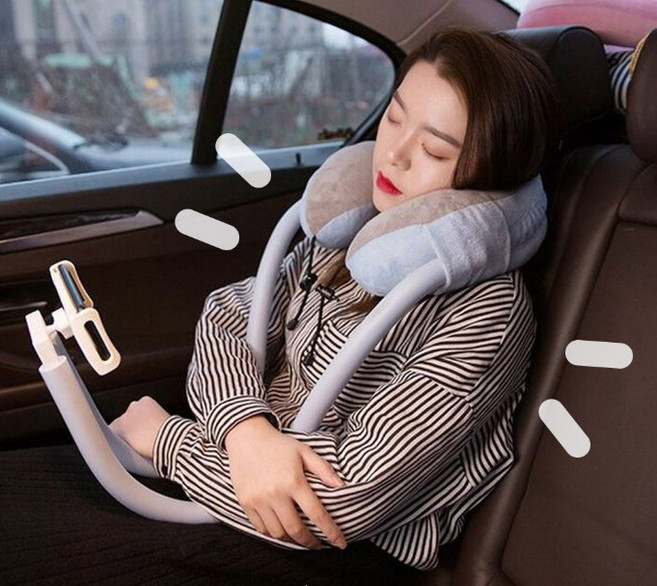 360도 회전 각도 조절 스마트폰 핸드폰 거치대 고급형 목베개