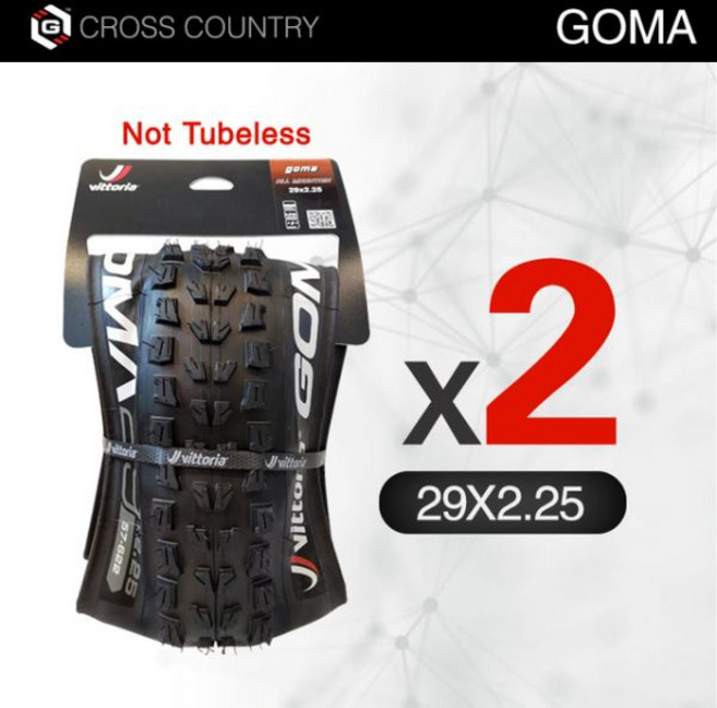 하이브리드 자전거타이어 Vittoria MTB 자전거 타이어 펑크 방지 29 인치 접이식 클린처 Goma 26X2.25 27.5x2.25 29X2.25, 2Pcs 29, 2.25, 1개