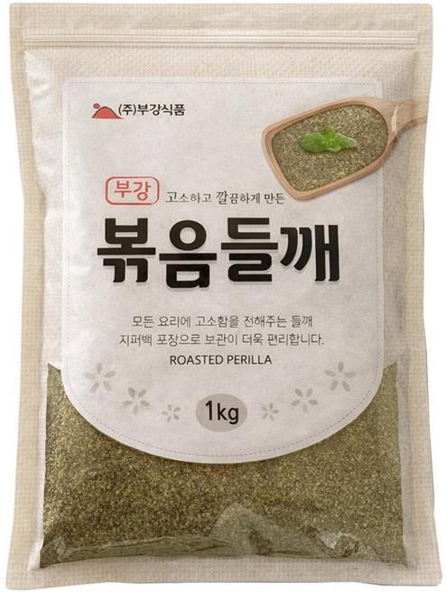 부강식품 64년 전통 볶음 들께가루, 1kg