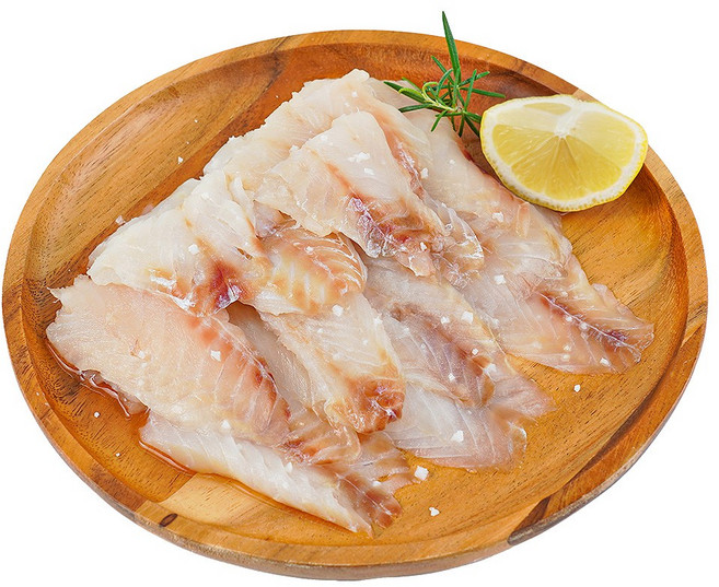 이룸찬 명태포 동태포 손질 동태전 명태살 슬라이스 냉동 필렛, 2개, 400g