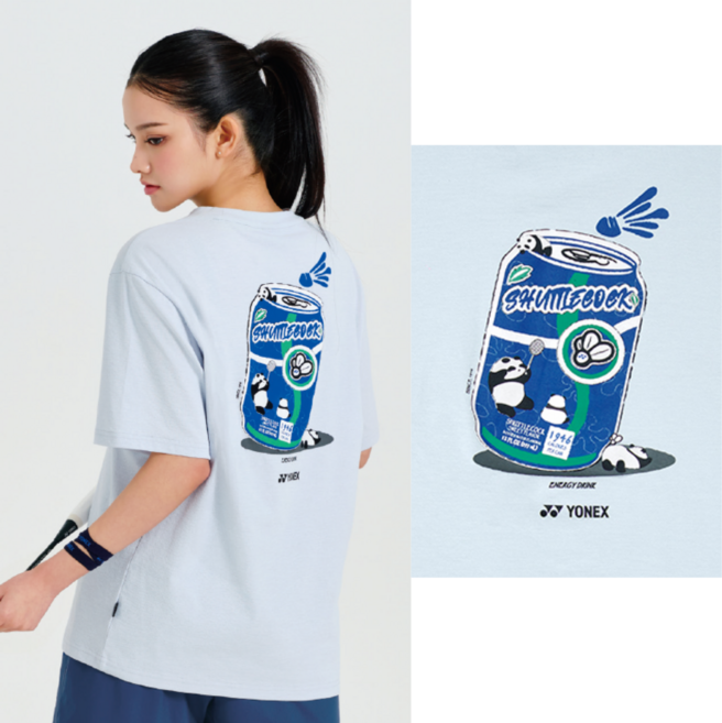 요넥스 티셔츠 261TS057U 남녀공용 오버핏 단체복 배드민턴 상의 오남스포츠