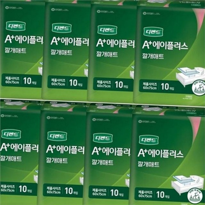 위생 깔개 매트 10매10P 용 깔개 매트 간병용 요양원 일회용 소변 방수 흡수 흡수성 침대용 깔끄미 sel318HN, 1개, 1개입, FREE(onesize)