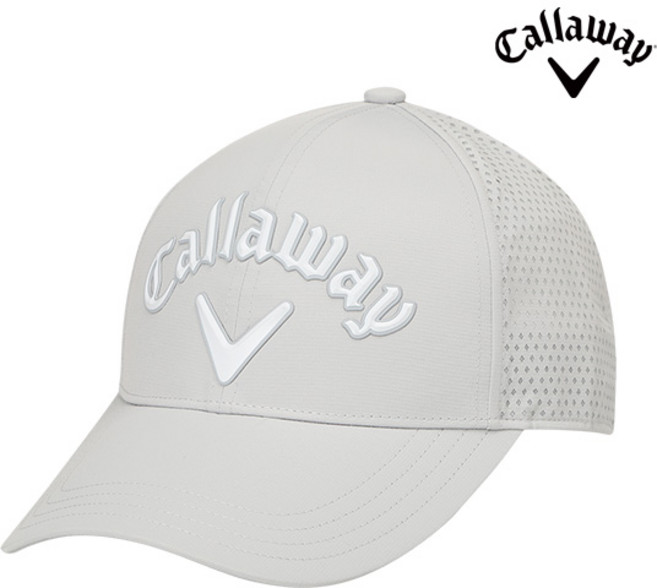 캘러웨이 2026 웨이브 볼캡 남성용 골프모자 그레이, 단품, 1
