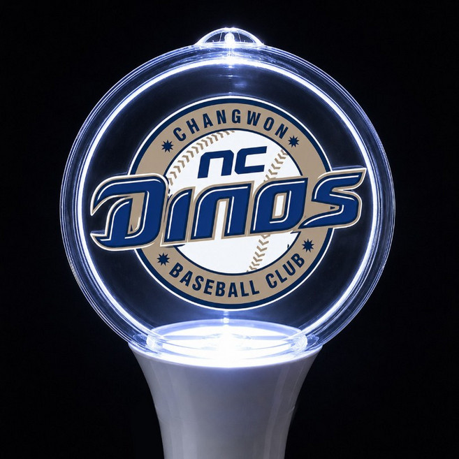 Big24색 LED 컬러응원봉 야구 축구 행사 워크샵 콘서트 재롱잔치 사진 로고 주문제작, 1개, 손잡이화이트