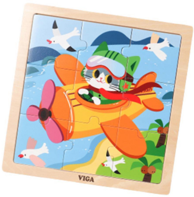 비행기 퍼즐 장난감 유아 항공기 맞추기 소근육놀이