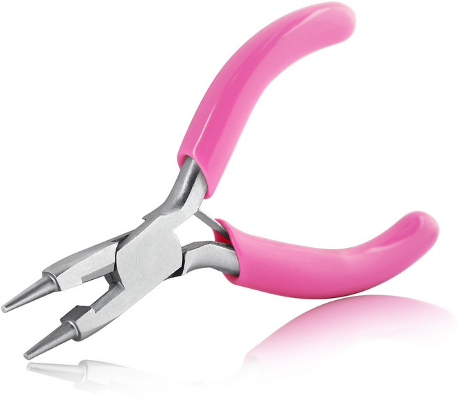 SPEEDWOX 3인치 미니 플라이어 미니 원형 노즈 플라이어와 커터 와이어 루프 플라이어 루퍼 플라이어를 사용한 주얼리 제작용 와이어 굽힘 플라이어 주얼리 플라이어, 1개