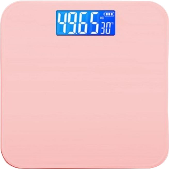 電子體重計 LED螢幕 漸層螢幕 鋼化玻璃, 04.維爾粉, 1個, DZ0003