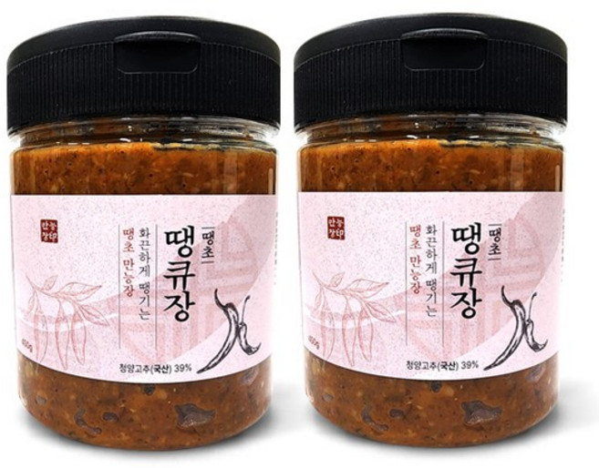 [땡큐땡초장]매콤장의 원조 땡초장 450g x 2통, 없음, 2개