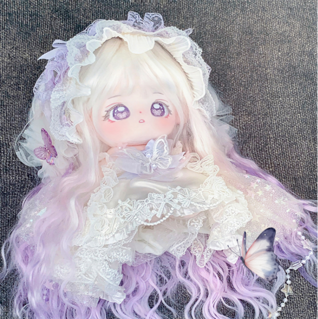 국내배송 20cm 이슬 무속성 아이돌인형 솜인형 무골 유골, [무골] 이슬 인형