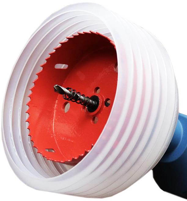 디매직 홀쏘 집진기 방진 분지 먼지 커버, 대형160mm, 1개