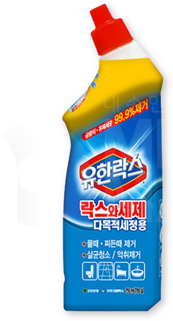 유한양행 유한락스 락스와세제 다목적세정용, 10개, 755ml