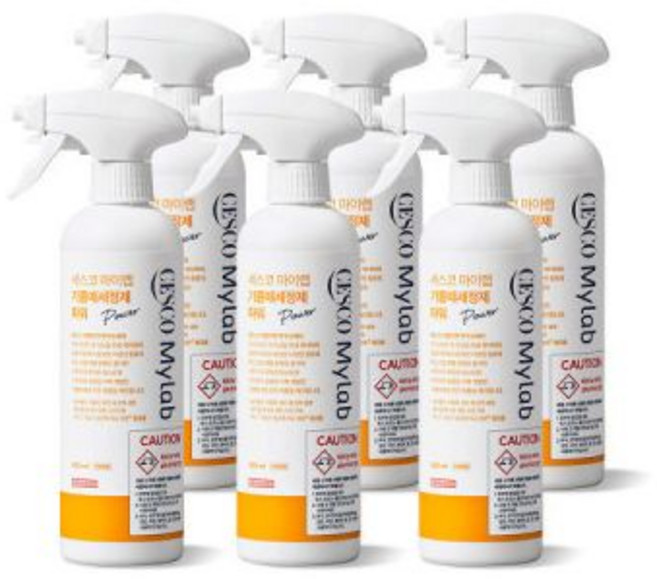 세스코 마이랩 기름때세정제 파워 500ml x6개 뿌리기만 해도 기름때 강력분해