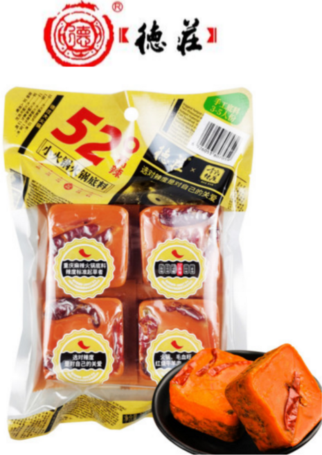 덕장 우지 샤오 훠궈디료 52도 4캡슐 더좡 훠궈디료, 360g, 1개