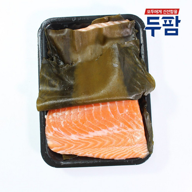 두팜 노르웨이 생연어 다시마 숙성 연어 (곤부지메), 다시마 숙성연어 1kg, 1개