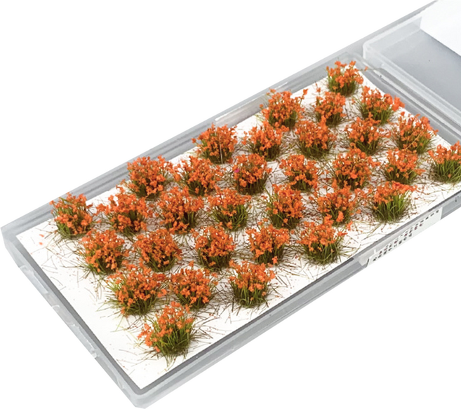 코히모 조경재료 미니어처 diy 키트 모형 조경용 꽃밭 4W035, 오렌지, 1개