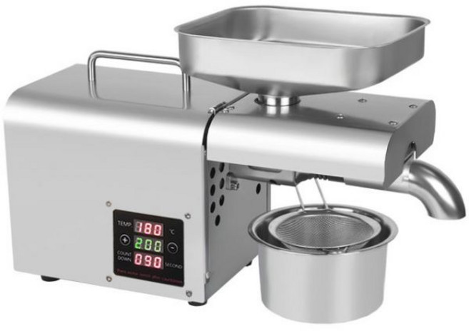 채유기 가정용착유기 oil rig BEAUTISUN자동 스테인레스 스틸 오일 프레스 차가운 기계 가정용 해바라기 올리브 추출기 X1, (LBT01)Voltage 220V, CHINA