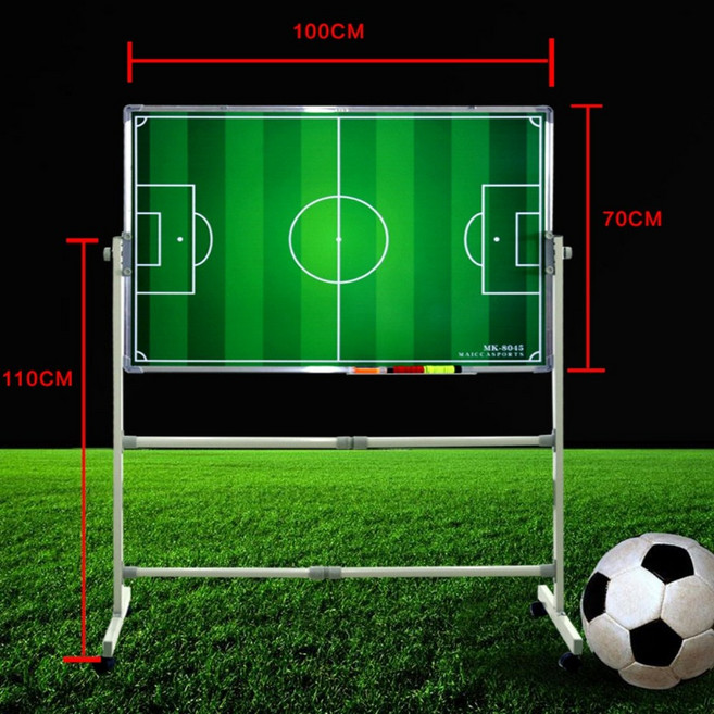 대형 스탠드 스탠딩 축구 코치 전술 전략 보드 자석 마그네틱 작전판 축구교실 지시판 경기, A. 전술 보드 - 100 x 70cm, 1개