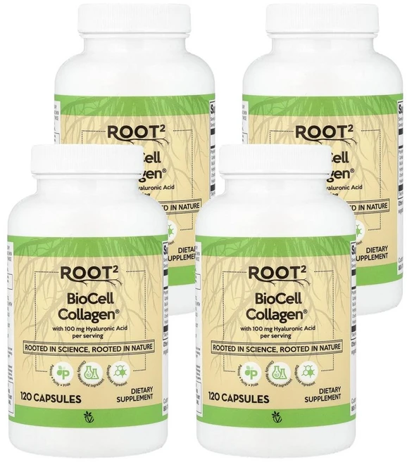 비타코스트 루트2 바이오셀 콜라겐 Vitacost Root2 BioCell Collagen® 120정, 4개 - 쿠팡