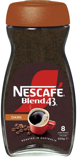 Nescafe Blend 43 Instant Coffee 네스카페 인스턴트 커피, 2개, 1개입, 300g, 300g