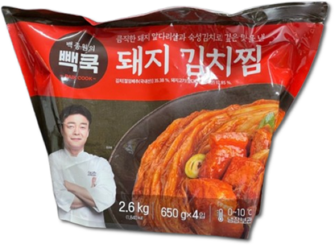 코스트코 빽쿡 백종원의 국내산 돼지 김치찜 8인분, 1개, 2.6kg
