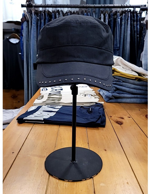 버커루BC [24년 신상] 가벼운 소재 버커루 여성 코튼 리벳 장식 군모 모자 45AP-240