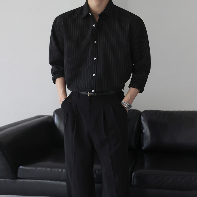 베이직바이블 쿨에어 린넨 여름 오버핏 셔츠 남방(14color)