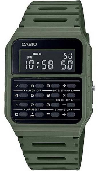 카시오 우레탄 계산기 시계 CA-53WF-3B