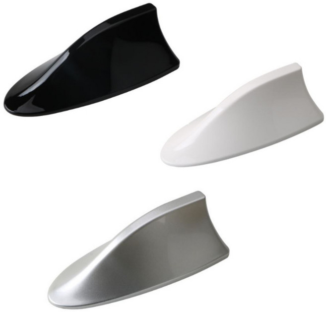 차쟁이몰 뽈안테나에서 샤크안테나로 업그레이드 샤크안테나 수신율 모듈 탑재 외장 안테나, WHITE