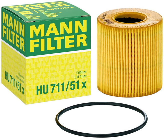 MANN FILTER 機油濾清器 HU 711/51 X, 1個