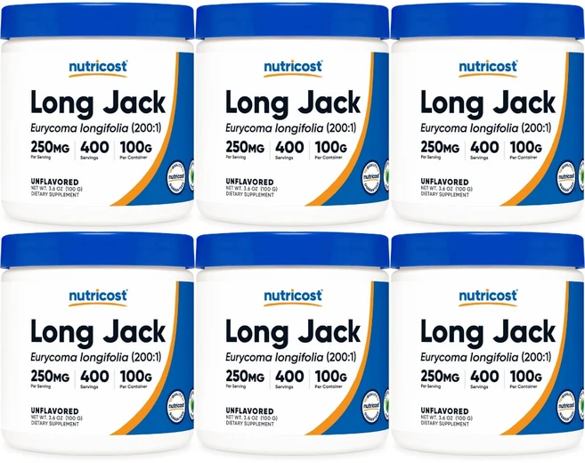 뉴트리코스트 고흡수 롱잭 파우더, 6개, 100g, 100g - 쿠팡