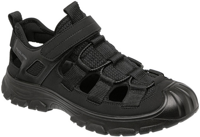 라이노 남성 아웃도어 벨크로 찍찍이 트레킹화 운전자 주행시 드라이빙 작업화 실내화 샌들 블랙