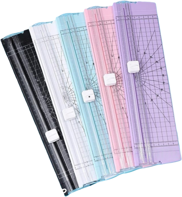 雙向裁紙器 安全切紙刀 辦公文具用品 多張高效裁切, 白色, F, A4