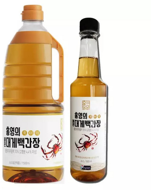 일촌샵 영덕 요리박사 홍영의 붉은대게 백간장+ 만능맛간장 홍영의어간장, 1.5L, 1개