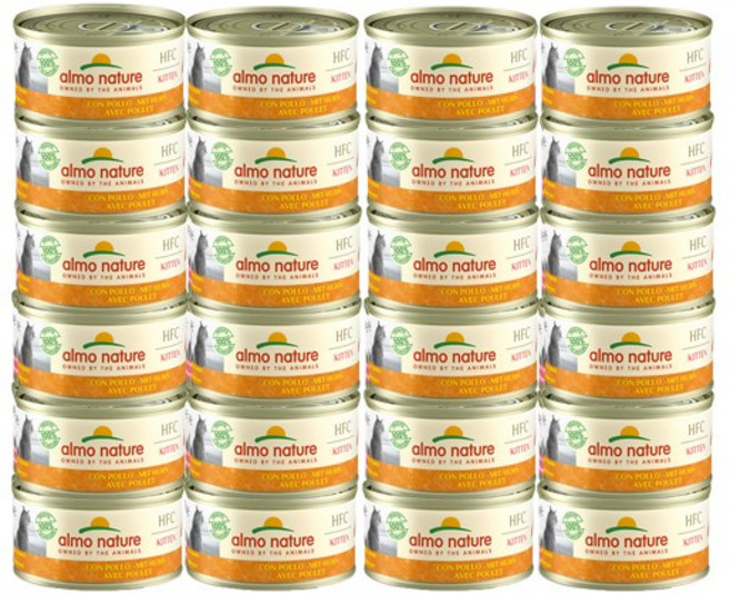 알모네이쳐 HFC 키튼 캣 닭고기 70g x24개 (set), 24개